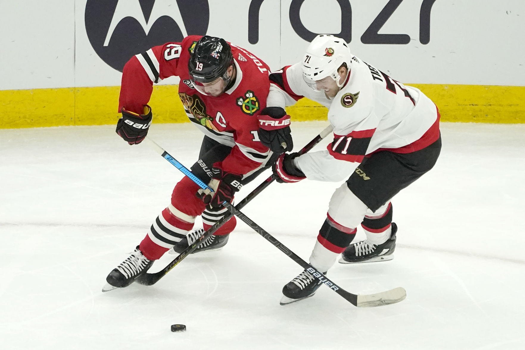 Senators Blackhawks Hockey